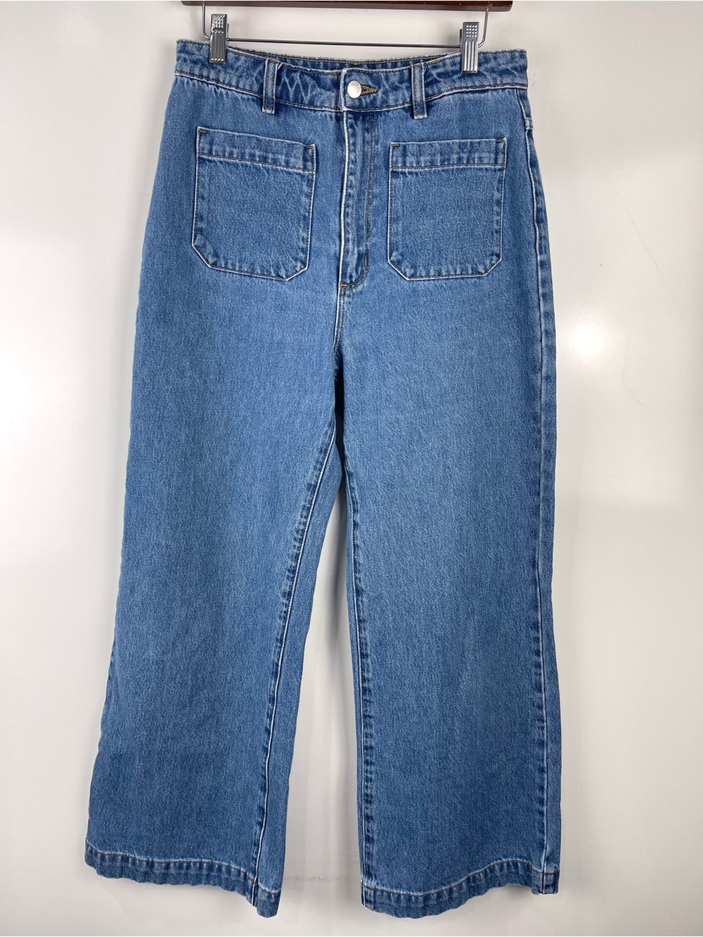 Rolla’s Sailor Jeans Women’s Size 30 High Rise Wide Leg Blue Cotton Denim